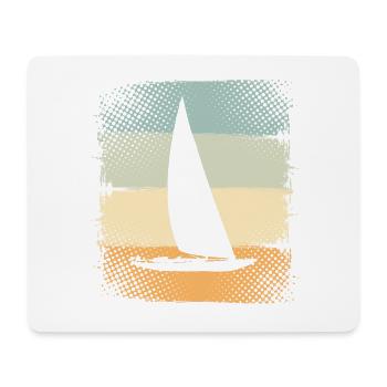 Sailing ship - Mouse Pad (horizontal) - white - Front