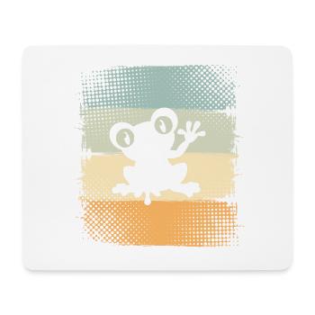 Frog - Mouse Pad (horizontal) - white - Front