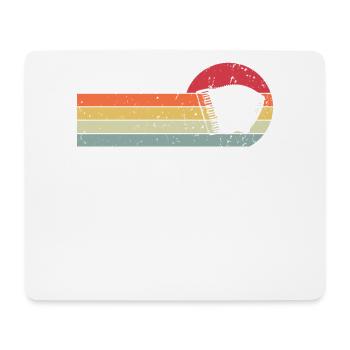 Accordéon - Tapis de souris (format paysage) - blanc - Devant