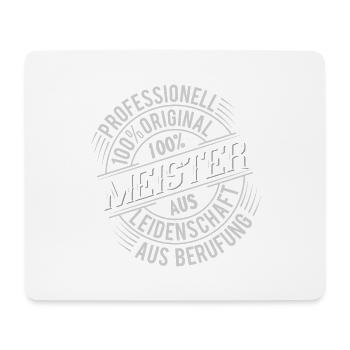 Meister - Mousepad (Querformat) - Weiß - Vorne