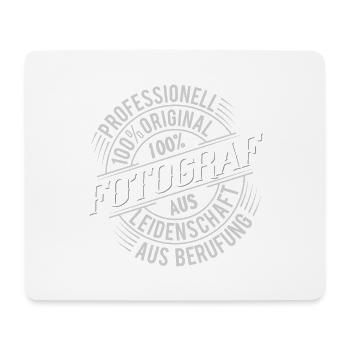 Fotograf - Mousepad (Querformat) - Weiß - Vorne