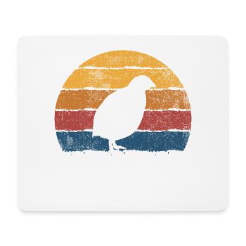 Wachtel Wachtelzüchter - Mousepad (Querformat) - Weiß - Vorne