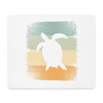 Turtle - Mouse Pad (horizontal) - white - Front