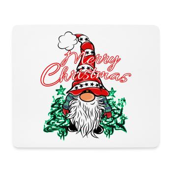 Weihnachts Wichtel Xmas Gnom - Mousepad (Querformat) - Weiß - Vorne