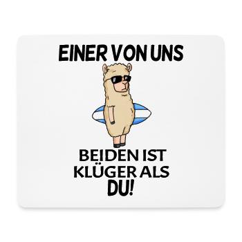 lustiger Spruch - Mousepad (Querformat) - Weiß - Vorne