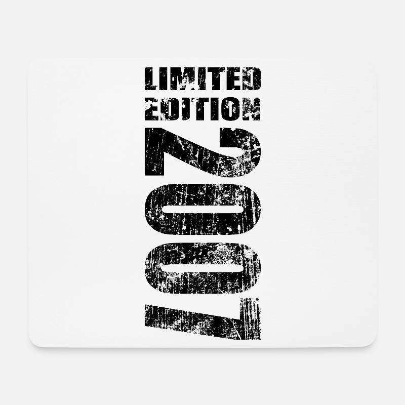 Limited Edition 2007 18. Geburtstag Geschenk - Mousepad (Querformat) - Weiß