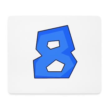 8 - Mousepad (Querformat) - Weiß - Vorne