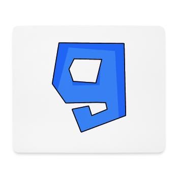 9 - Tapis de souris (format paysage) - blanc - Devant