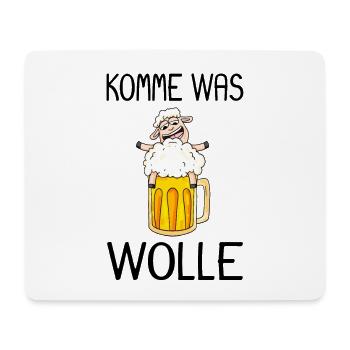 Schaf lustiger Spruch - Mousepad (Querformat) - Weiß - Vorne