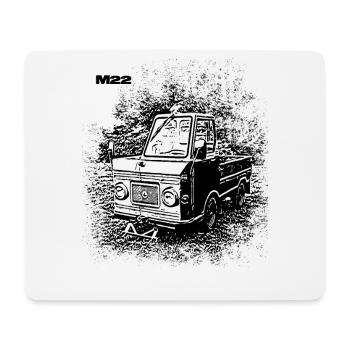 Multivoiture M22 - Tapis de souris (format paysage) - blanc - Devant