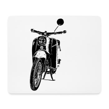 Schwalbe Moped - Mousepad (Querformat) - Weiß - Vorne