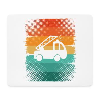 Fire brigade - Mouse Pad (horizontal) - white - Front