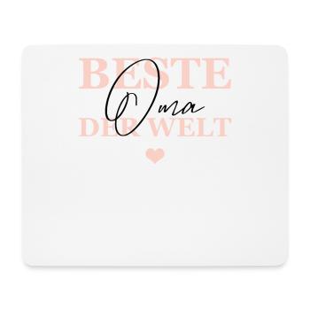 Beste Oma Der Welt - Mousepad (Querformat) - Weiß - Vorne