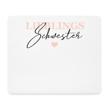 Lieblings Schwester - Mousepad (Querformat) - Weiß - Vorne