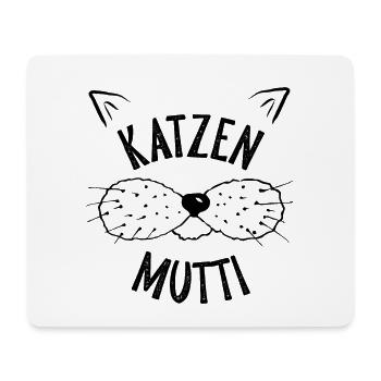 katzen mutti - Mousepad (Querformat) - Weiß - Vorne