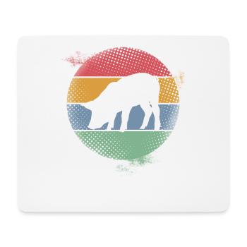Pig - Mouse Pad (horizontal) - white - Front