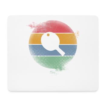 Ping-pong - Tapis de souris (format paysage) - blanc - Devant