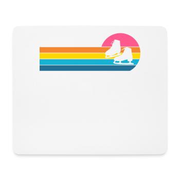 Schlittschuh - Mousepad (Querformat) - Weiß - Vorne