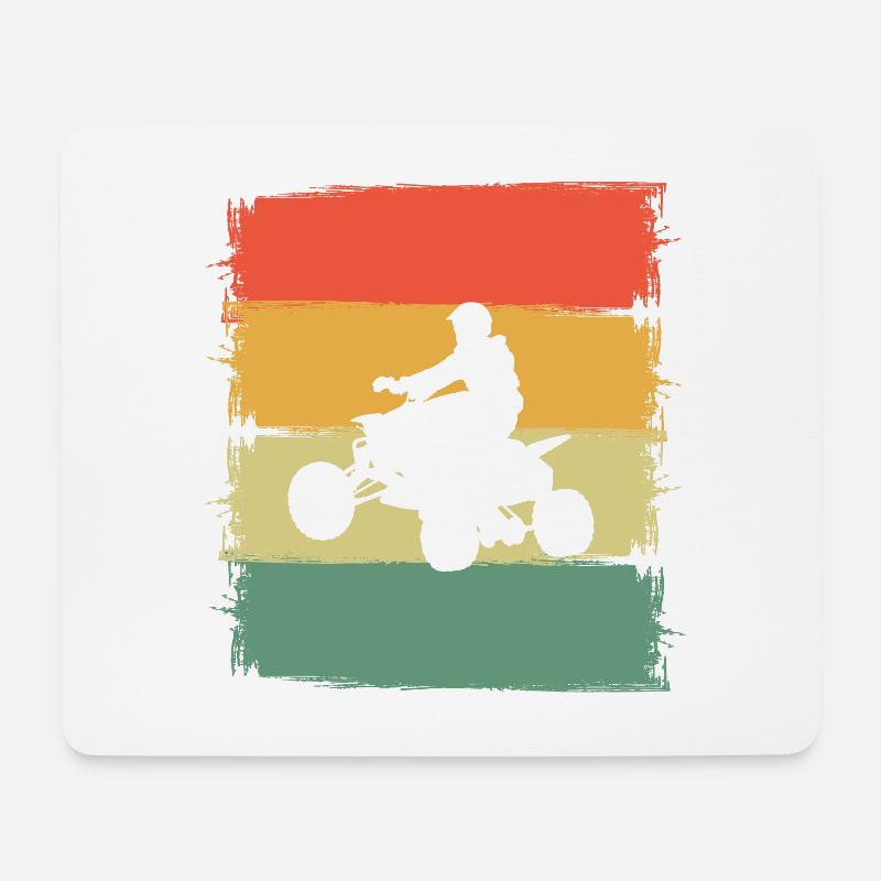 Quad - Mousepad (Querformat) - Weiß