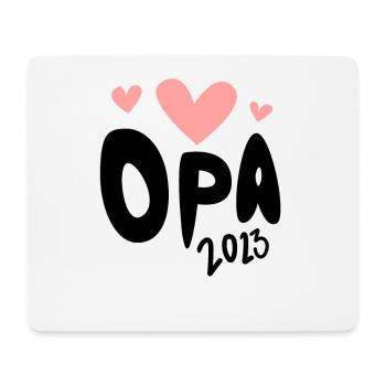 Opa 2023 - Opa werden - Bald Opa - Mousepad (Querformat) - Weiß - Vorne