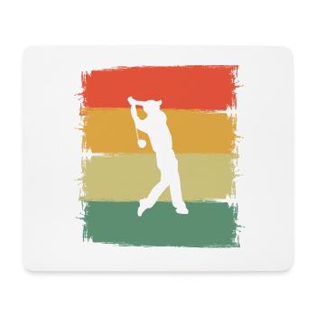 Golf Golfer - Mousepad (Querformat) - Weiß - Vorne