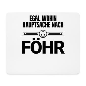 Nordsee Föhr - Mousepad (Querformat) - Weiß - Vorne