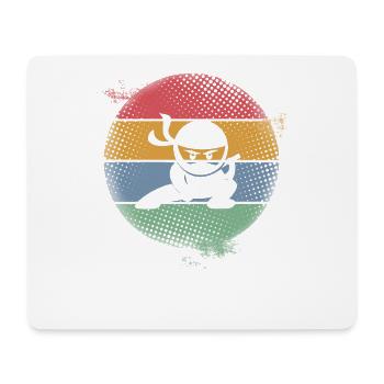 Ninja - Mousepad (Querformat) - Weiß - Vorne