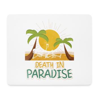 Death in Paradise – Skelett Urlaub Vibes - Mousepad (Querformat) - Weiß - Vorne