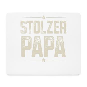 Stolzer Papa - Mousepad (Querformat) - Weiß - Vorne