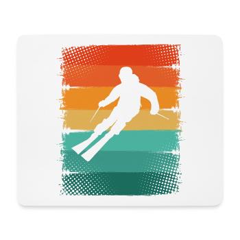 Ski - Mouse Pad (horizontal) - white - Front