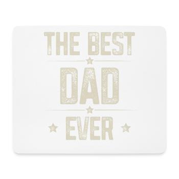 Papa Père Meilleur Papa - Tapis de souris (format paysage) - blanc - Devant
