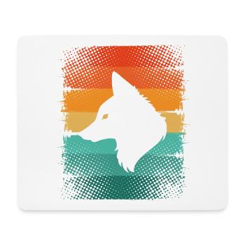 Fuchs - Mousepad (Querformat) - Weiß - Vorne
