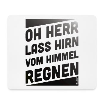 Himmelregen Mit Spruchgestaltung - Mousepad (Querformat) - Weiß - Vorne