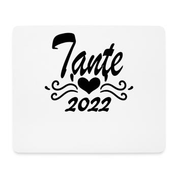 Tante 2022 - Werdende Tante - Tante werden - Mousepad (Querformat) - Weiß - Vorne