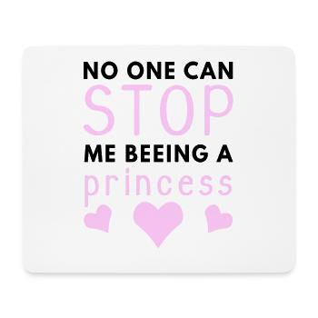 Princesse - Tapis de souris (format paysage) - blanc - Devant