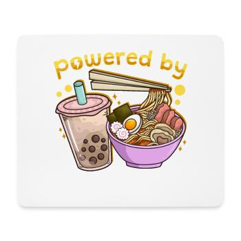 Bubble Tea Boba Ramen Kawaii - Mousepad (Querformat) - Weiß - Vorne