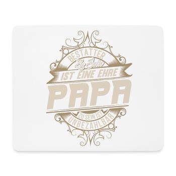 Bestatter Papa Vater Vatertag - Mousepad (Querformat) - Weiß - Vorne