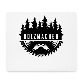 Holzfäller - Mousepad (Querformat) - Weiß - Vorne