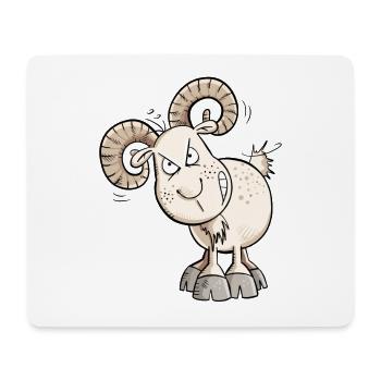Kein Bock Widder I Schaf I Ziegen Bock I Ziege - Mousepad (Querformat) - Weiß - Vorne