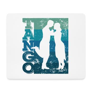 Tango Argentino Retro Vintage Tango Vals Dance - Mouse Pad (horizontal) - white - Front