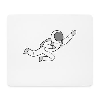Astronaut - Mousepad (Querformat) - Weiß - Vorne