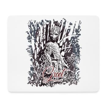 Wurzelmännlein Groot - Mouse Pad (horizontal) - white - Front