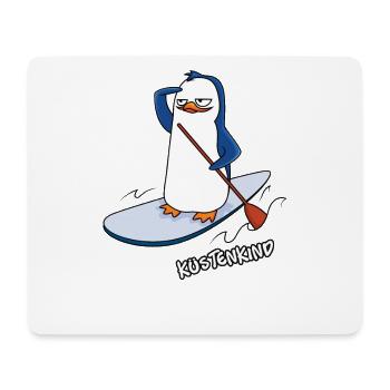 Küstenkind Pinguin - Mousepad (Querformat) - Weiß - Vorne