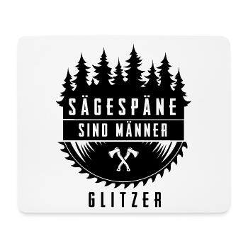 Holzfäller - Mousepad (Querformat) - Weiß - Vorne