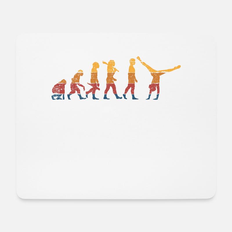 Turner Radschlag Gymnastik - Mousepad (Querformat) - Weiß