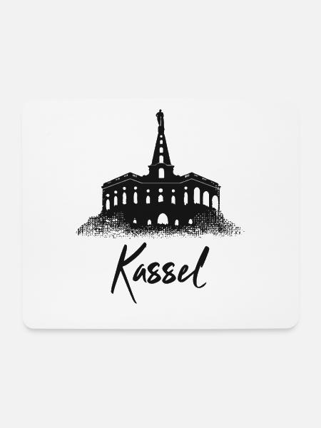 Herkules Kassel - Mousepad (Querformat) - Weiß