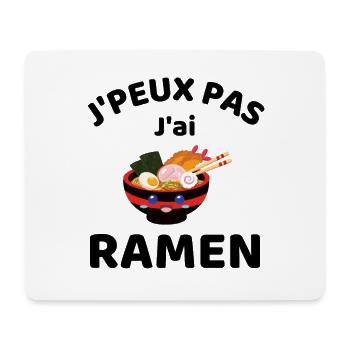 J peux pas j ai Ramen Cadeau fan Japon - Tapis de souris (format paysage) - blanc - Devant
