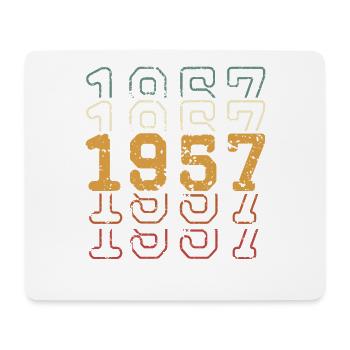 1957 - Mouse Pad (horizontal) - white - Front