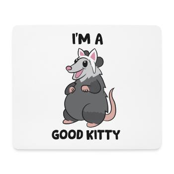 Opossum Pun Opossum Ich bin ein gutes Kätzchen - Mousepad (Querformat) - Weiß - Vorne