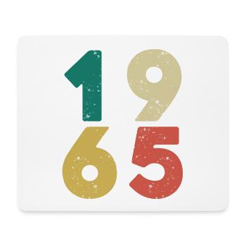 1965 - Jahrgang 1965 Retro Vintage - Mousepad (Querformat) - Weiß - Vorne